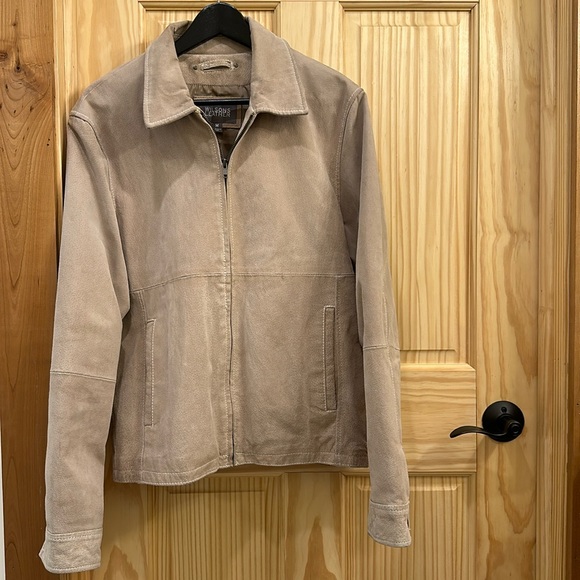 Wilsons Leather Tan Zip Jacket Size M - Picture 2 of 10